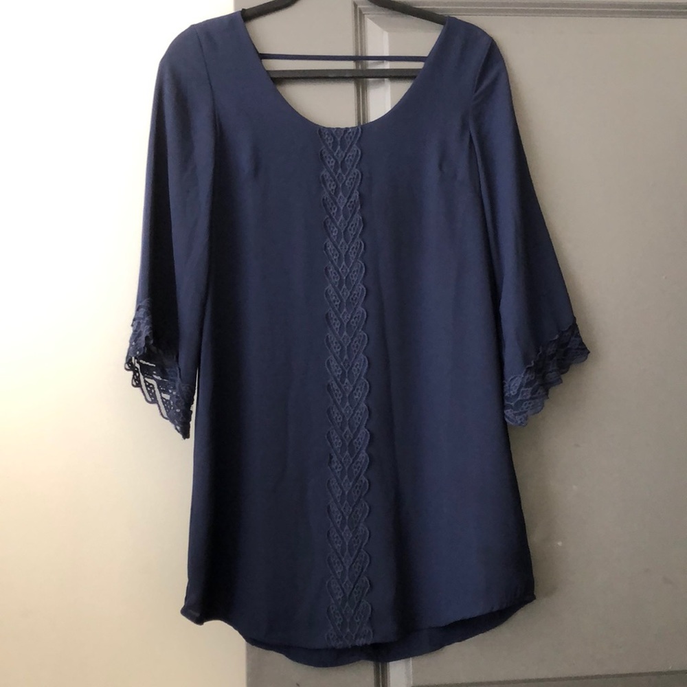 Nordstrom navy shift dress